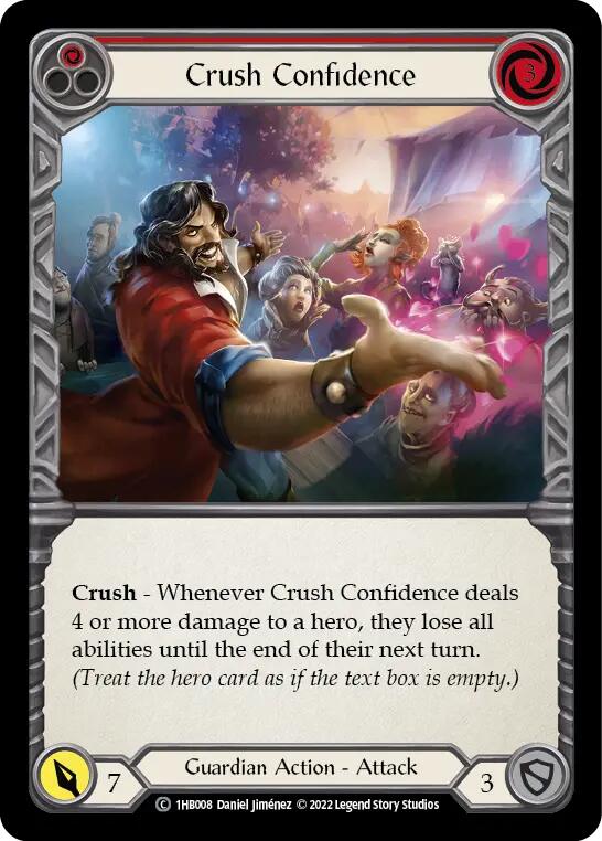 Crush Confidence (Red) [1HB008] (History Pack 1 Bravo Blitz Deck) | Total Play