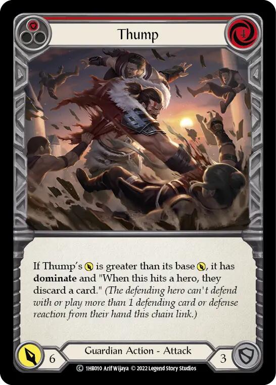 Thump (Red) [1HB010] (History Pack 1 Bravo Blitz Deck) | Total Play