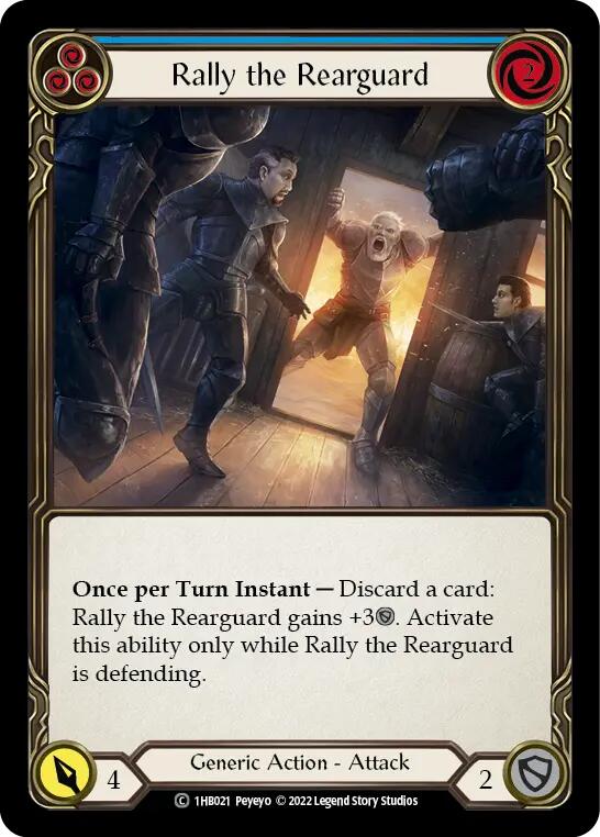 Rally the Rearguard (Blue) [1HB021] (History Pack 1 Bravo Blitz Deck) | Total Play