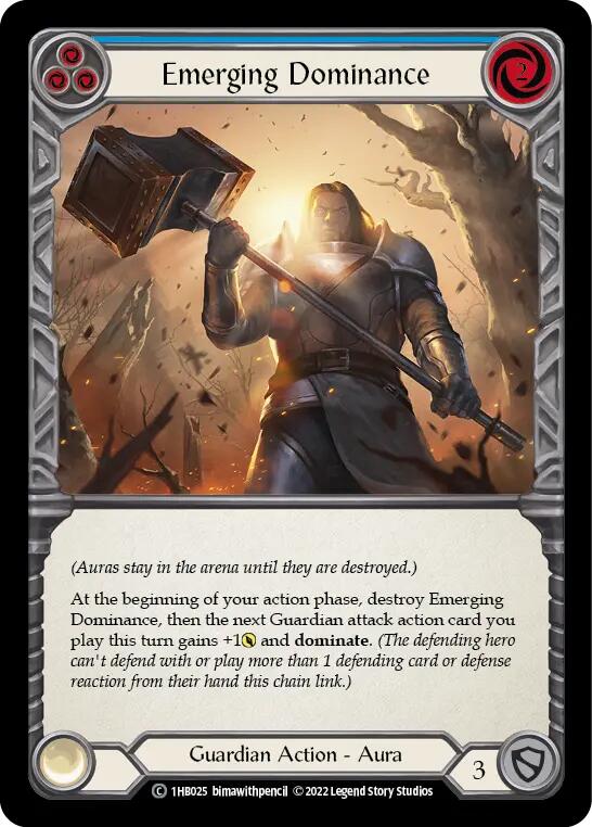 Emerging Dominance (Blue) [1HB025] (History Pack 1 Bravo Blitz Deck) | Total Play