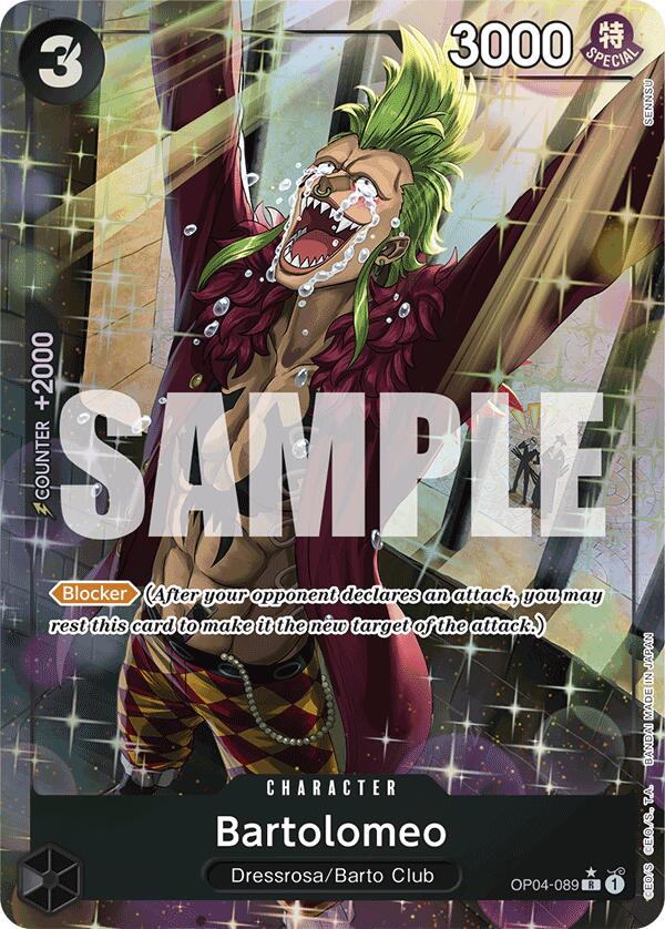 Bartolomeo (OP04-089) (Alternate Art) [Premium Booster -The Best-] | Total Play