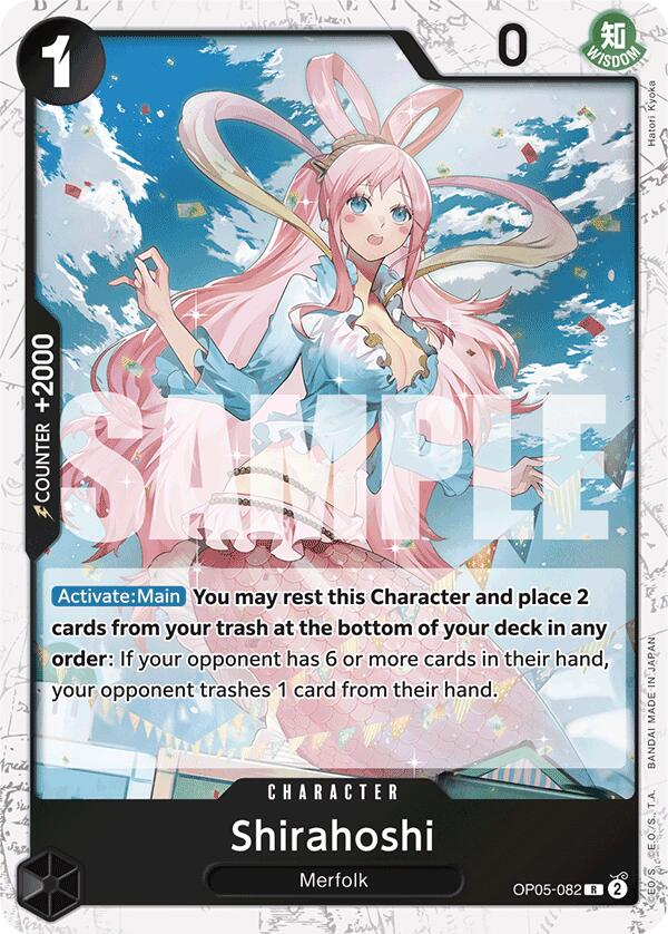 Shirahoshi (OP05-082) (Jolly Roger Foil) [Premium Booster -The Best-] | Total Play