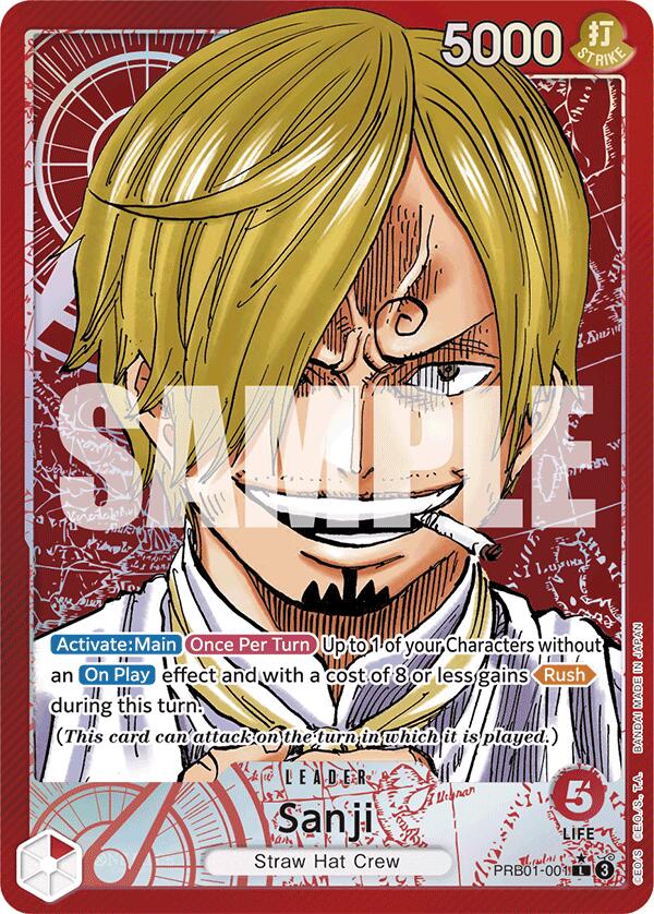 Sanji (PRB01-001) (Alternate Art) [Premium Booster -The Best-] | Total Play