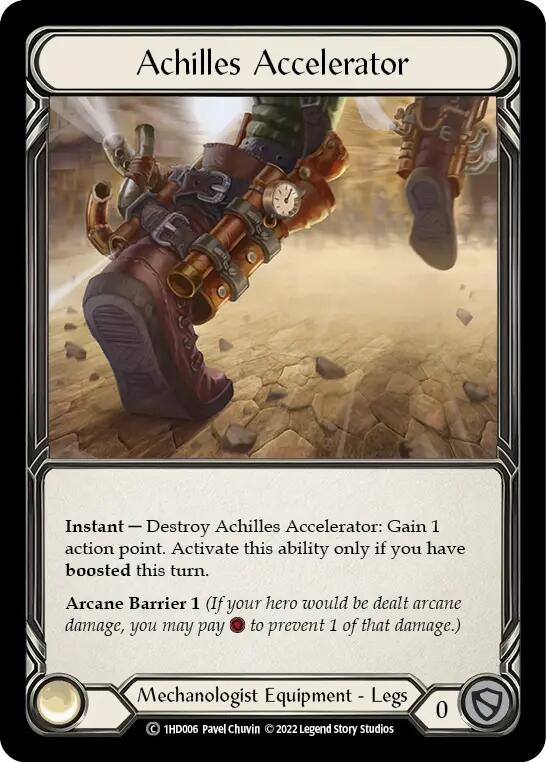 Achilles Accelerator [1HD006] (History Pack 1 Dash Blitz Deck) | Total Play