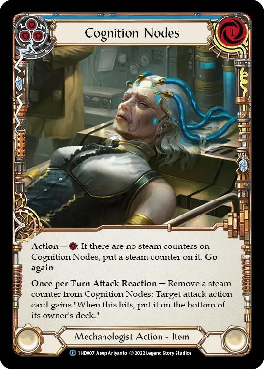Cognition Nodes (Blue) [1HD007] (History Pack 1 Dash Blitz Deck) | Total Play