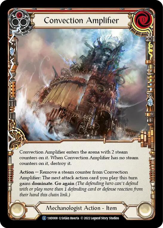 Convection Amplifier (Red) [1HD008] (History Pack 1 Dash Blitz Deck) | Total Play