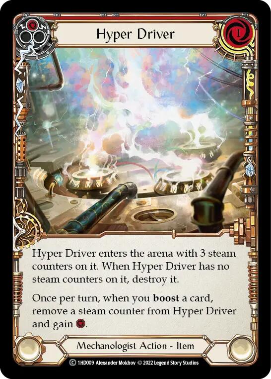 Hyper Driver (Red) [1HD009] (History Pack 1 Dash Blitz Deck) | Total Play