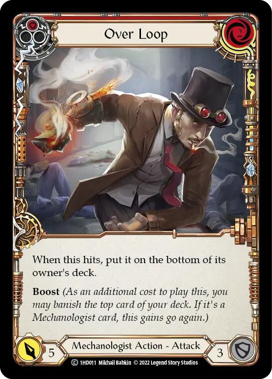 Over Loop (Red) [1HD011] (History Pack 1 Dash Blitz Deck) | Total Play