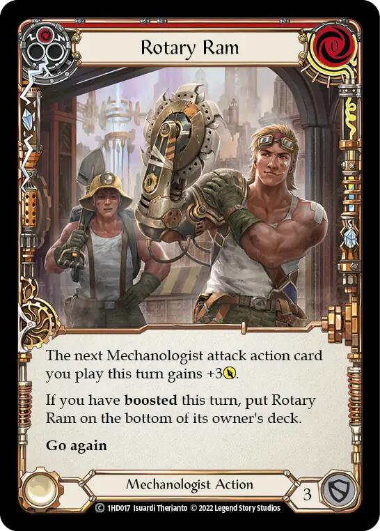 Rotary Ram (Red) [1HD017] (History Pack 1 Dash Blitz Deck) | Total Play