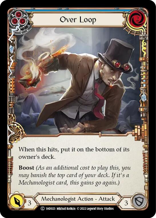 Over Loop (Blue) [1HD023] (History Pack 1 Dash Blitz Deck) | Total Play