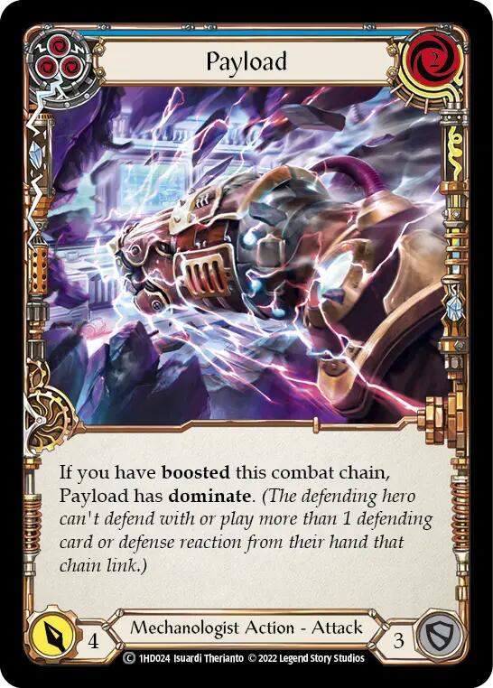Payload (Blue) [1HD024] (History Pack 1 Dash Blitz Deck) | Total Play