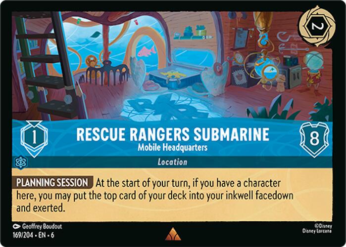 Rescue Rangers Submarine - Mobile Headquarters (169/204) [Azurite Sea] | Total Play