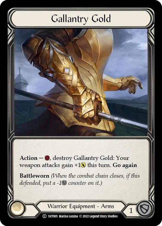 Gallantry Gold [1HT005] (History Pack 1 Dorinthea Blitz Deck) | Total Play