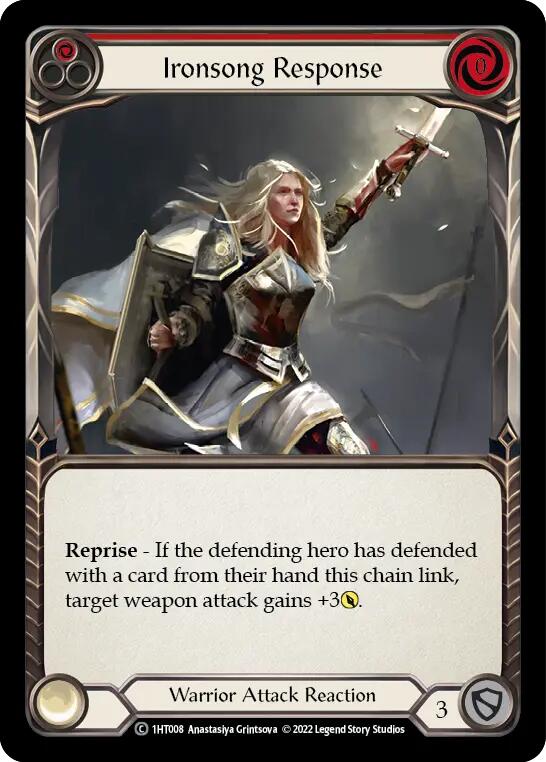 Ironsong Response (Red) [1HT008] (History Pack 1 Dorinthea Blitz Deck) | Total Play