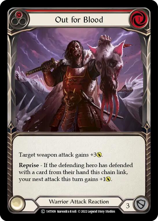 Out for Blood (Red) [1HT009] (History Pack 1 Dorinthea Blitz Deck) | Total Play