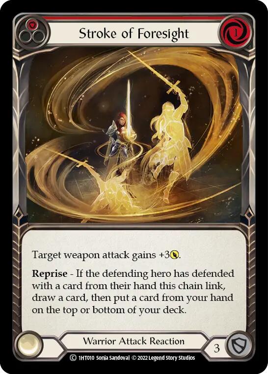 Stroke of Foresight (Red) [1HT010] (History Pack 1 Dorinthea Blitz Deck) | Total Play