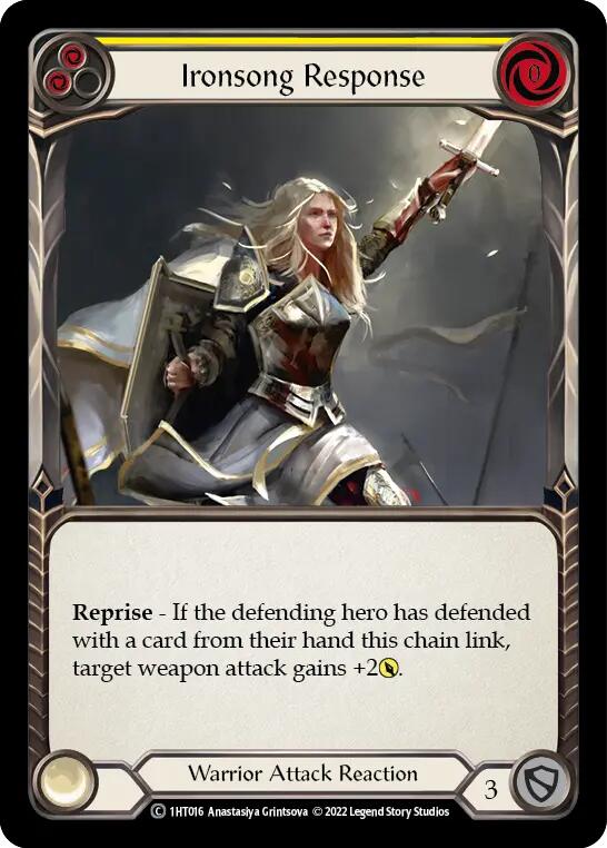 Ironsong Response (Yellow) [1HT016] (History Pack 1 Dorinthea Blitz Deck) | Total Play