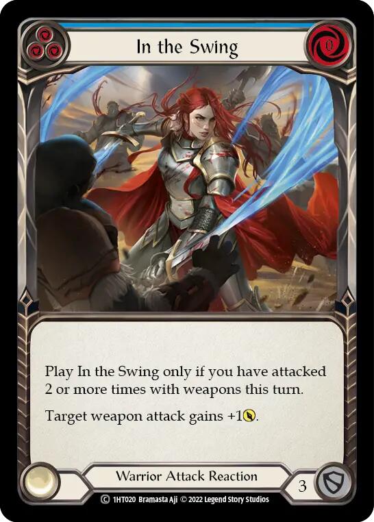In the Swing (Blue) [1HT020] (History Pack 1 Dorinthea Blitz Deck) | Total Play