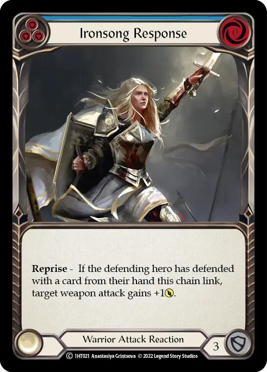 Ironsong Response (Blue) [1HT021] (History Pack 1 Dorinthea Blitz Deck) | Total Play