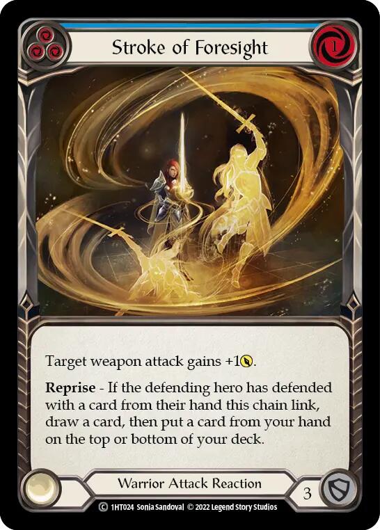 Stroke of Foresight (Blue) [1HT024] (History Pack 1 Dorinthea Blitz Deck) | Total Play