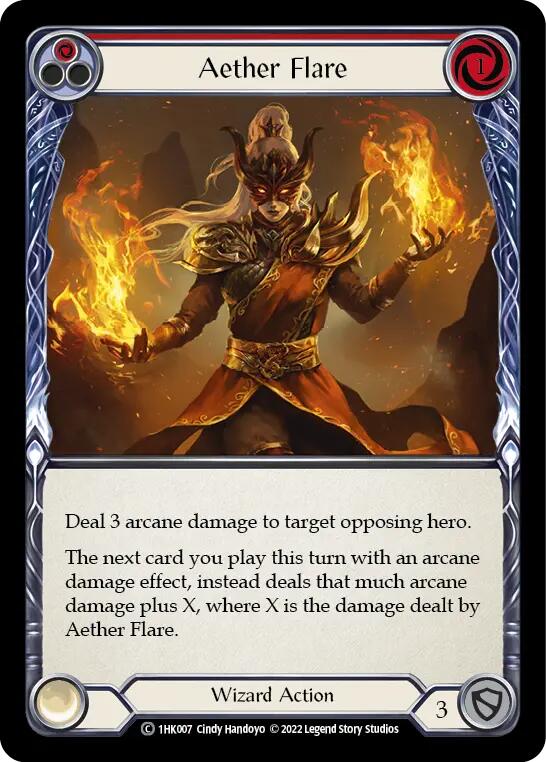 Aether Flare (Red) [1HK007] (Historic Pack 1 Blitz Deck: Kano) | Total Play