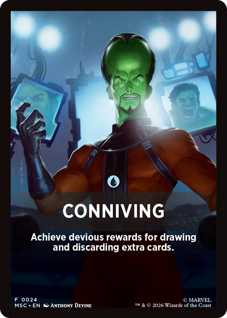 Conniving Theme Card [Marvel Super Heroes Commander] | Total Play