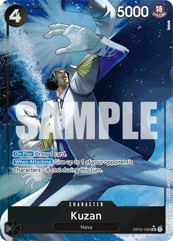 Kuzan (OP02-096) (Alternate Art) [Premium Booster -The Best-] | Total Play