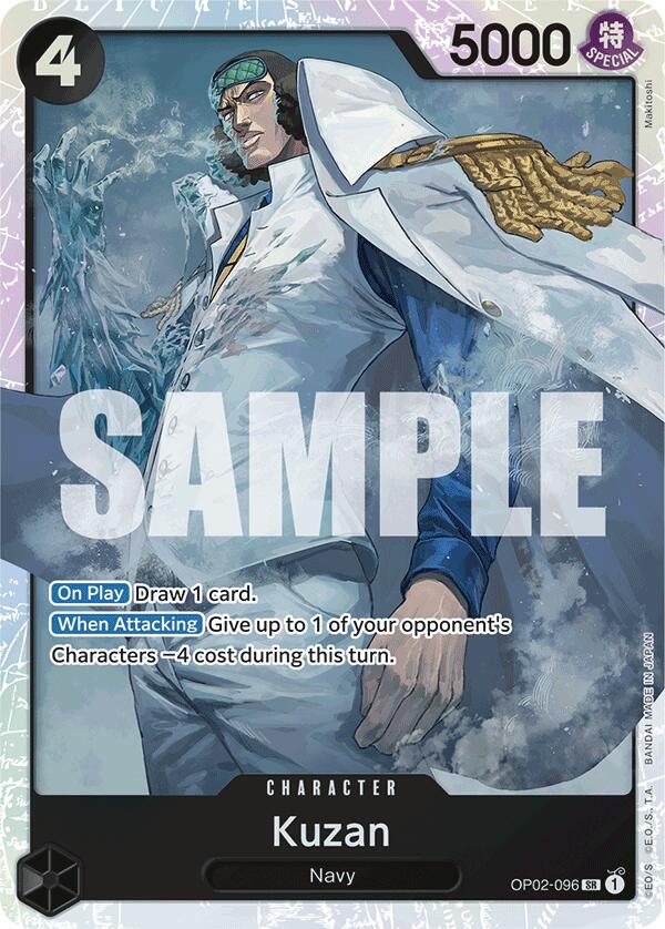Kuzan (OP02-096) (Reprint) [Premium Booster -The Best-] | Total Play