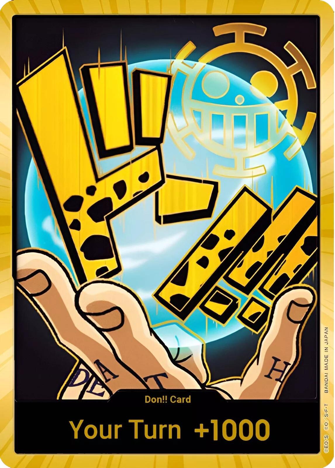 DON!! Card (Trafalgar Law) (Gold) [Premium Booster -The Best-] | Total Play