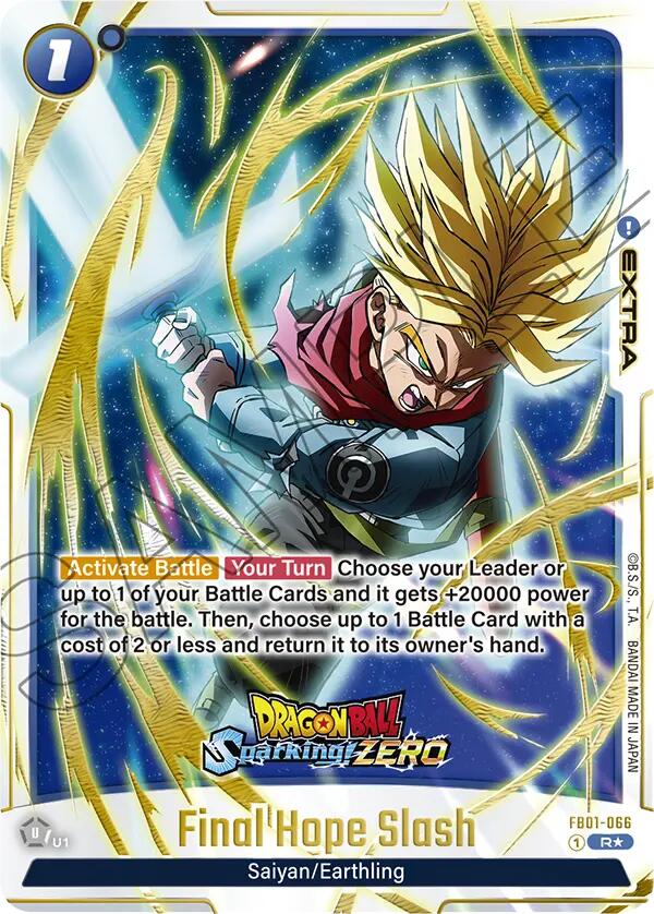 Final Hope Slash (Dragon Ball Sparking! ZERO) [Fusion World Promotion Cards] | Total Play