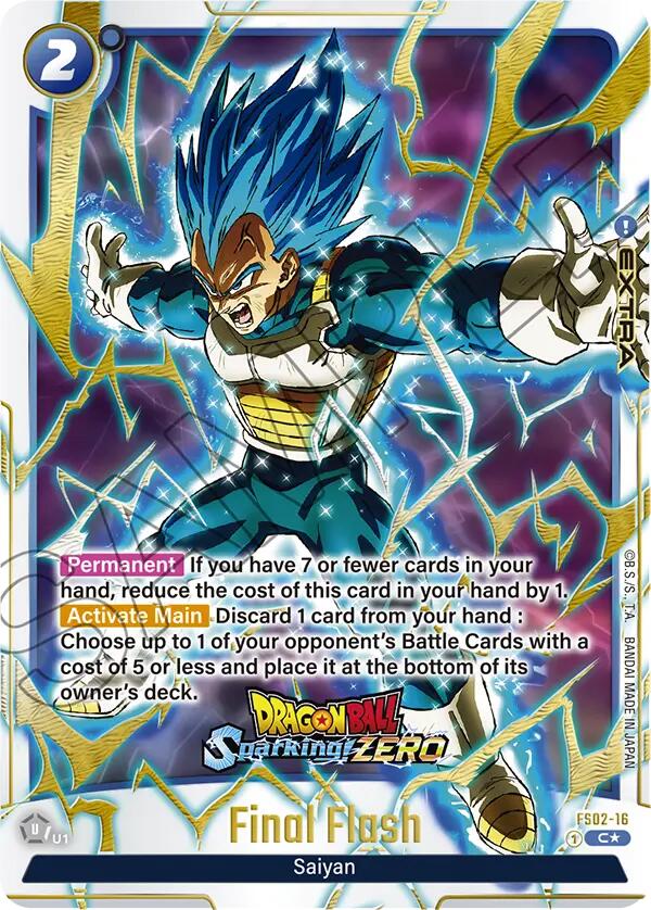 Final Flash (Dragon Ball Sparking! ZERO) [Fusion World Promotion Cards] | Total Play