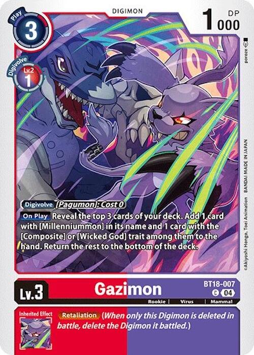 Gazimon [BT18-007] [Release Special Booster 2.0] | Total Play