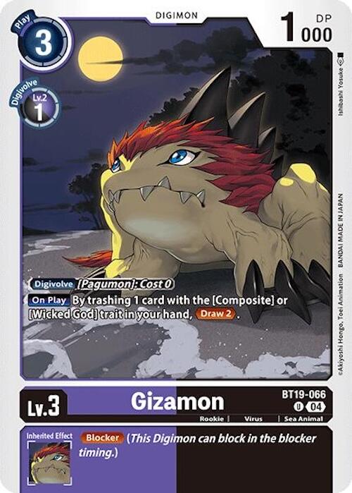 Gizamon [BT19-066] [Release Special Booster 2.0] | Total Play