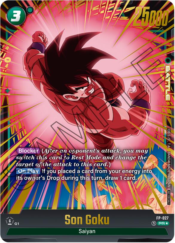 Son Goku (FP-027) (Gold) [Fusion World Promotion Cards] | Total Play