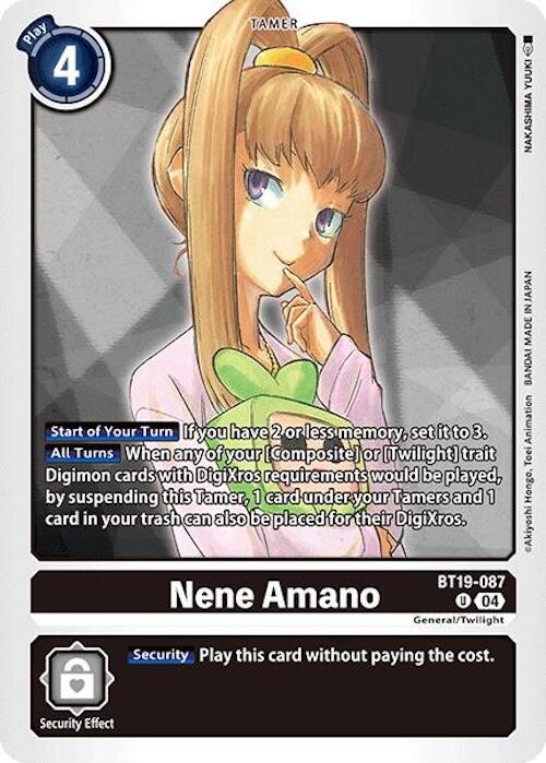 Nene Amano [BT19-087] [Release Special Booster 2.0] | Total Play