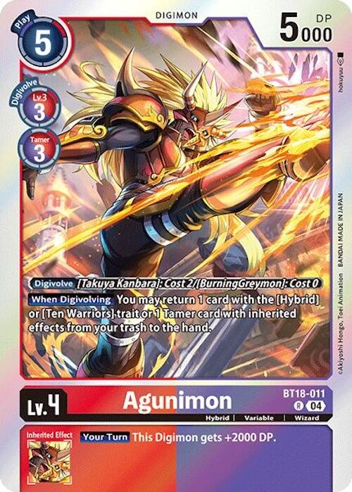 Agunimon [BT18-011] [Release Special Booster 2.0] | Total Play