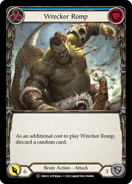 Wrecker Romp (Blue) [1HR022] (Historic Pack 1 Blitz Deck Rhinar) | Total Play