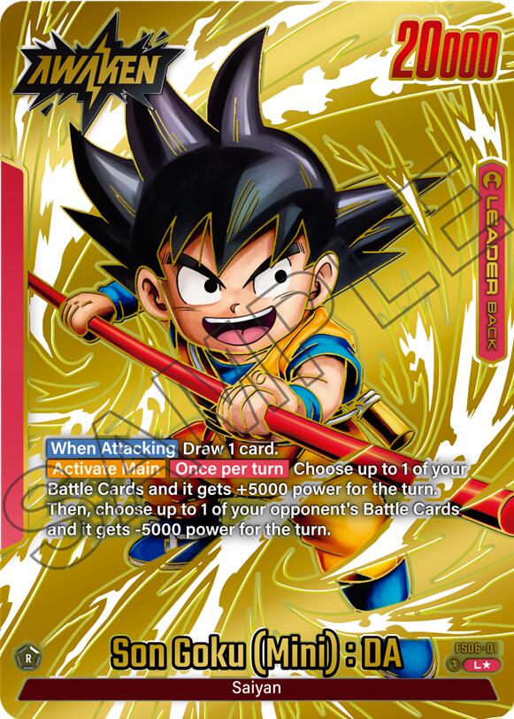 Son Goku (Mini) : DA (Gold) [Fusion World Tournament Cards] | Total Play