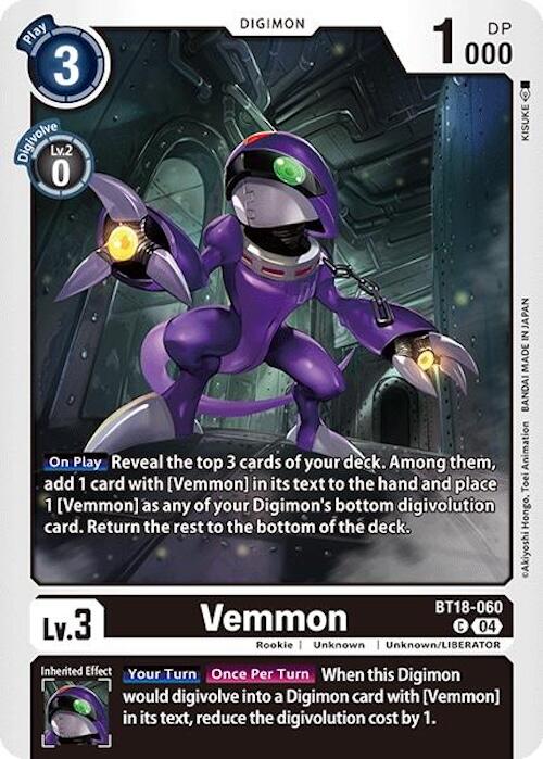 Vemmon [BT18-060] [Release Special Booster 2.0] | Total Play