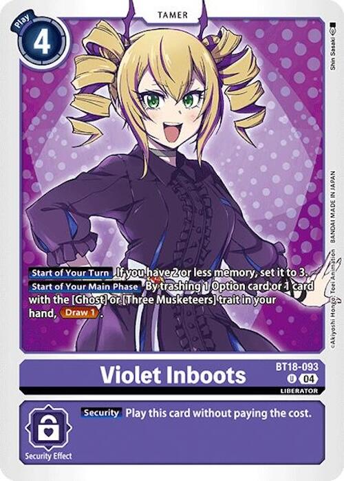 Violet Inboots [BT18-093] [Release Special Booster 2.0] | Total Play