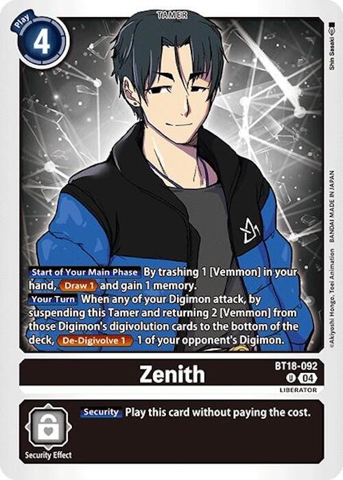 Zenith [BT18-092] [Release Special Booster 2.0] | Total Play