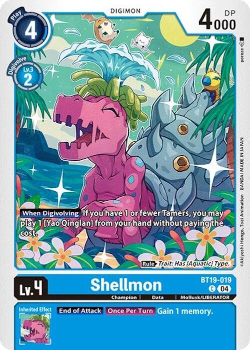 Shellmon [BT19-019] [Release Special Booster 2.0] | Total Play