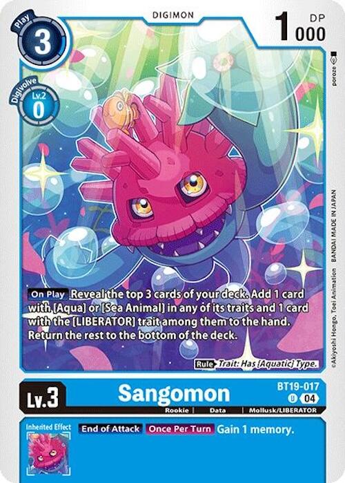 Sangomon [BT19-017] [Release Special Booster 2.0] | Total Play