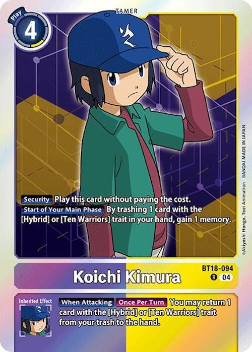 Koichi Kimura [BT18-094] [Release Special Booster 2.0] | Total Play