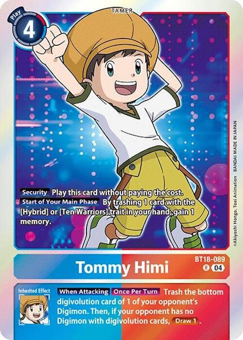 Tommy Himi [BT18-089] [Release Special Booster 2.0] | Total Play