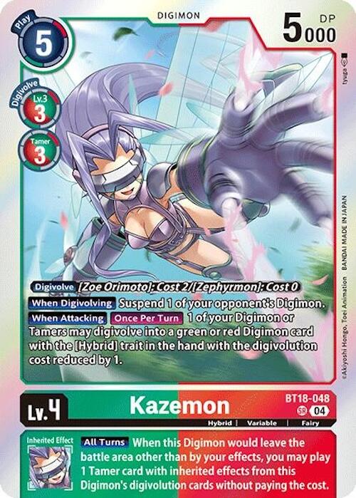 Kazemon [BT18-048] [Release Special Booster 2.0] | Total Play