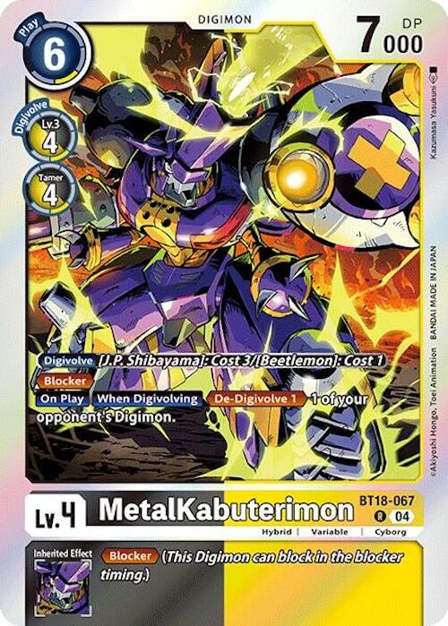 MetalKabuterimon [BT18-067] [Release Special Booster 2.0] | Total Play