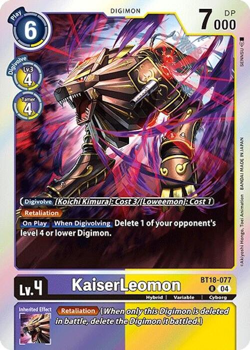 KaiserLeomon [BT18-077] [Release Special Booster 2.0] | Total Play