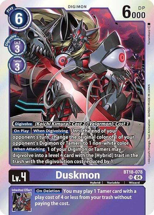 Duskmon [BT18-078] [Release Special Booster 2.0] | Total Play