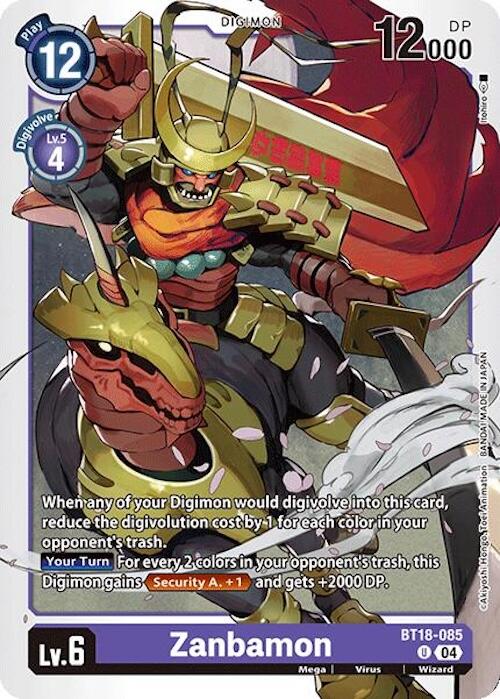 Zanbamon [BT18-085] [Release Special Booster Ver.2.0] | Total Play